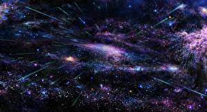 Bakgrundsbilder på skrivbordet Nebulosa Stjärnor Rymden
