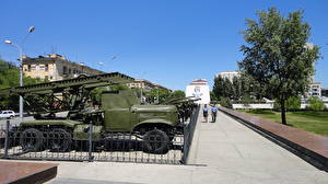 Обои Ракетные установки БМ-13, Музей-панорама Сталинградская битва военные