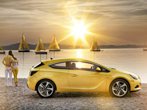 Bakgrundsbilder på skrivbordet Opel Astra bil