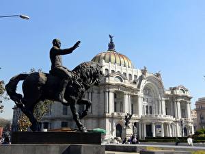 Fonds d'écran Mexique Palacio de Bellas Artes, Mexico Villes