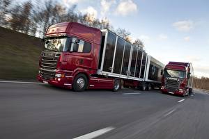 Bilder Lastkraftwagen Scania automobil