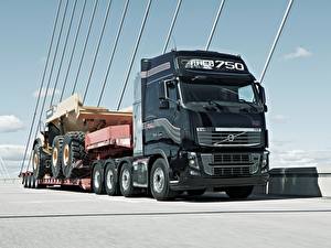 Hintergrundbilder Lastkraftwagen Volvo auto