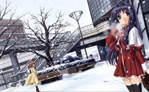 Hintergrundbilder Kanon Anime Mädchens