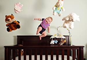 桌面壁纸，，玩具，嬰兒，飛行，儿童