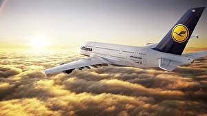 Images Airplane Passenger Airplanes Airbus Airbus-a380 Aviation