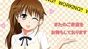 Fondos de escritorio Working!! Anime Chicas