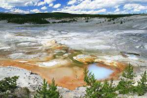 Wallpapers Parks USA Yellowstone Wyoming Nature