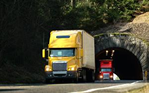Fondos de escritorio Camion Freightliner Trucks Coches