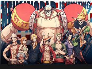 Bakgrundsbilder på skrivbordet One Piece Grabb Anime