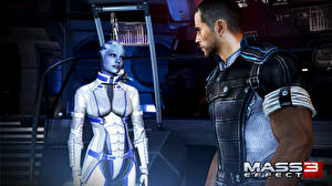 Papel de Parede Desktop Mass Effect Mass Effect 3 videojogo Fantasia Meninas