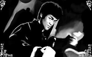 Bureaubladachtergronden Bruce Lee