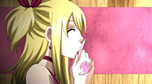 Bakgrundsbilder på skrivbordet Fairy Tail Anime Unga_kvinnor