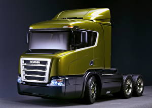 Desktop hintergrundbilder Lastkraftwagen Scania automobil