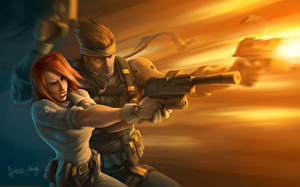 Hintergrundbilder Metal Gear Spiele Mädchens