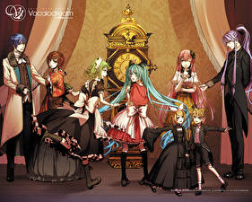 Picture Vocaloid Young man Anime Girls
