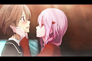 Pictures Guilty Crown Young man Girls