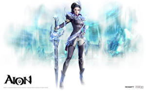 Bakgrundsbilder på skrivbordet Aion: Tower of Eternity spel Fantasy Unga_kvinnor