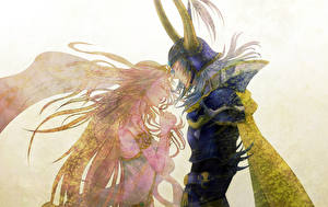 Bakgrundsbilder på skrivbordet Final Fantasy Final Fantasy: Dissidia spel Fantasy Unga_kvinnor