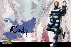 Bureaubladachtergronden Street Fighter Cody computerspel