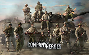 Bureaubladachtergronden Company of Heroes