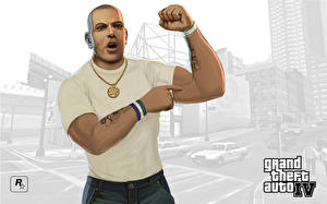 Bakgrundsbilder på skrivbordet Grand Theft Auto GTA 4 Datorspel