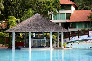 Bakgrunnsbilder Resort Svømmebasseng  Byer