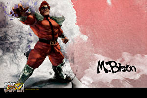 Bureaubladachtergronden Street Fighter M. Bison