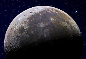 Fonds d'écran Satellite naturel Lune Сosmos