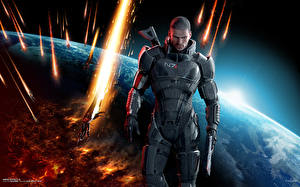 Bakgrundsbilder på skrivbordet Mass Effect Mass Effect 3 dataspel