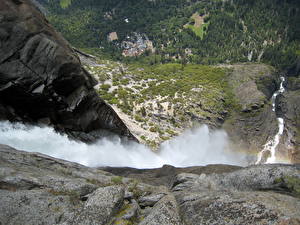Wallpaper Park Waterfalls USA Yosemite California Nature