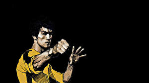 Bureaubladachtergronden Bruce Lee Beroemdheden