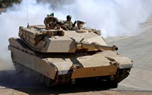 Tapety na pulpit Czołgi M1 Abrams Amerykańska A1M1 Wojska