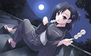 Bakgrundsbilder på skrivbordet Yosuga no Sora Anime Unga_kvinnor