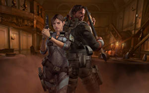 Bureaubladachtergronden Resident Evil Computerspellen Jonge_vrouwen