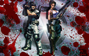 Papel de Parede Desktop Resident Evil videojogo Meninas