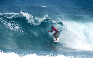 Tapety na pulpit Surfing Fale sportowy