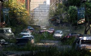 Bureaubladachtergronden The Last of Us Computerspellen Auto