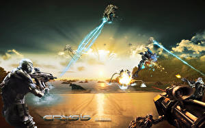 Bakgrundsbilder på skrivbordet Crysis Datorspel