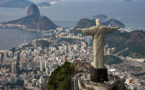 Bakgrundsbilder på skrivbordet Brasilien Rio de Janeiro Städer