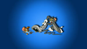 Bakgrundsbilder på skrivbordet Tom och Jerry tecknad