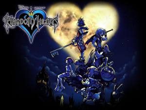 Bureaubladachtergronden Kingdom Hearts Computerspellen