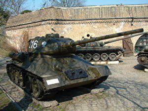 Hintergrundbilder Panzer T-34 T-34/85