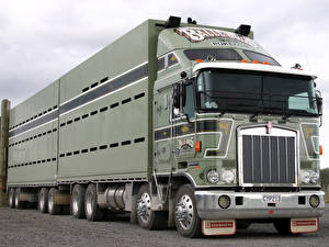 Hintergrundbilder Lastkraftwagen Kenworth Autos