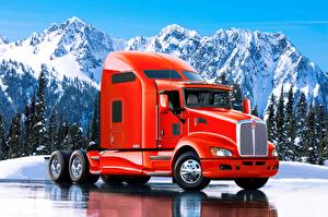 Hintergrundbilder Lastkraftwagen Kenworth automobil