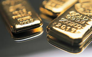 Desktop hintergrundbilder Geld Gold Barren Metall