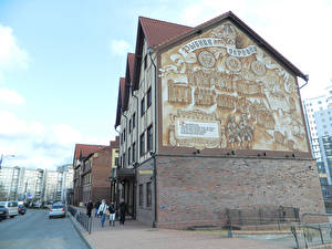 Picture Houses Russia Kaliningrad  Cities