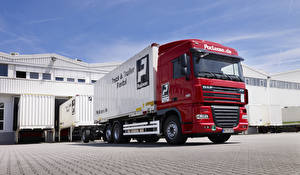 Bureaubladachtergronden Vrachtwagens DAF Trucks automobiel