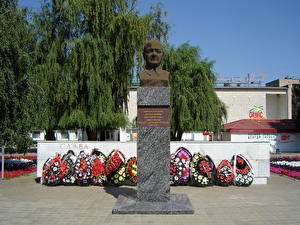 Bakgrundsbilder på skrivbordet Minnesmärke Volgograd  Städer