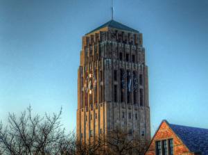 Fonds d'écran USA Michigan Bell Tower