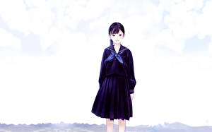Bakgrundsbilder på skrivbordet Kishida Mel Anime Unga_kvinnor